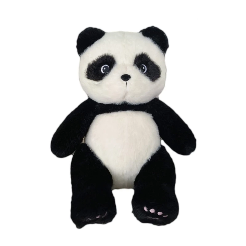 

Snuggly Panda Stuffed Toy Soft Hugging Companion For Travel Office Nursery Use 15UB
