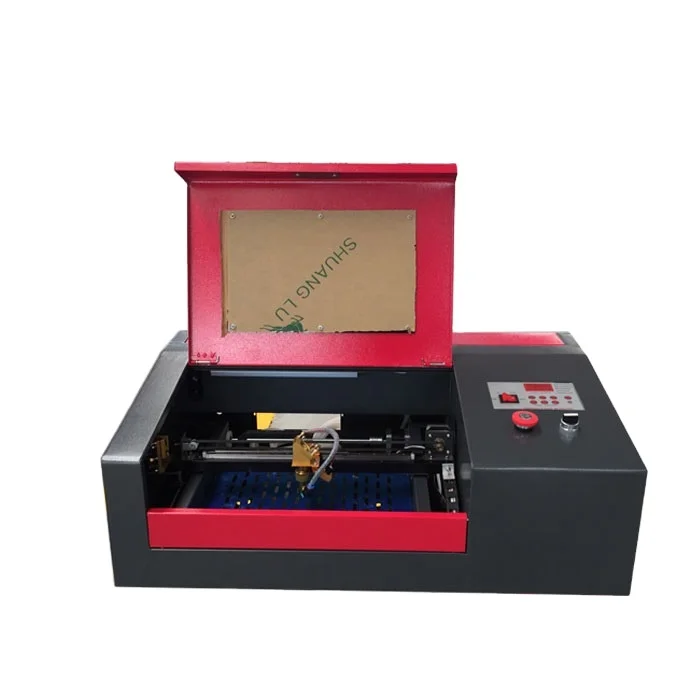 Small Mini Engraver Desctop Engraving Machine For Stamp Wood And Rubber Stamp 3020/4040 40 50w