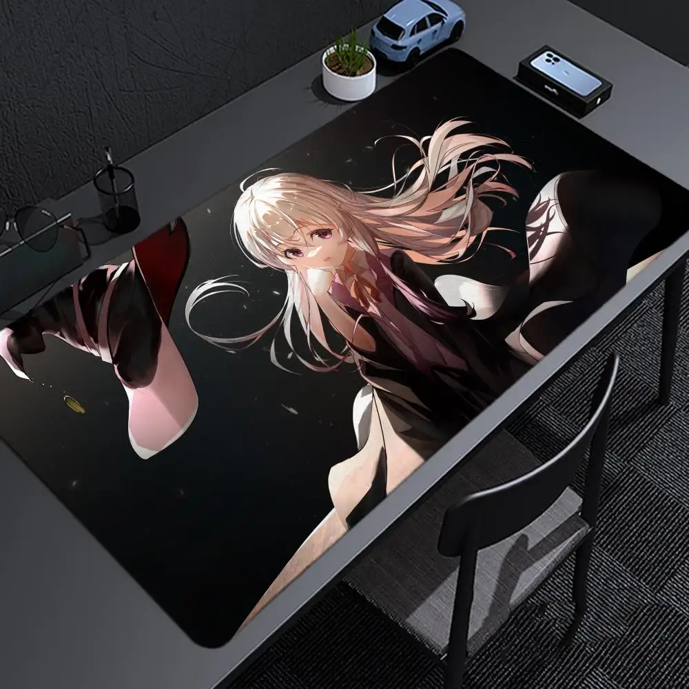 Strega errante Il viaggio di Elaina Anime Mousepad Grande tappetino per mouse da gioco LockEdge Tastiera per computer addensata Tavolo Tappetino da scrivania