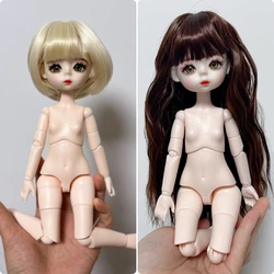 1/6 BJD Doll Round Faced Cute Doll Sweet Princess 30cm Handmade Makeup Dolls  Girl's Birthday Gift Christmas Gift