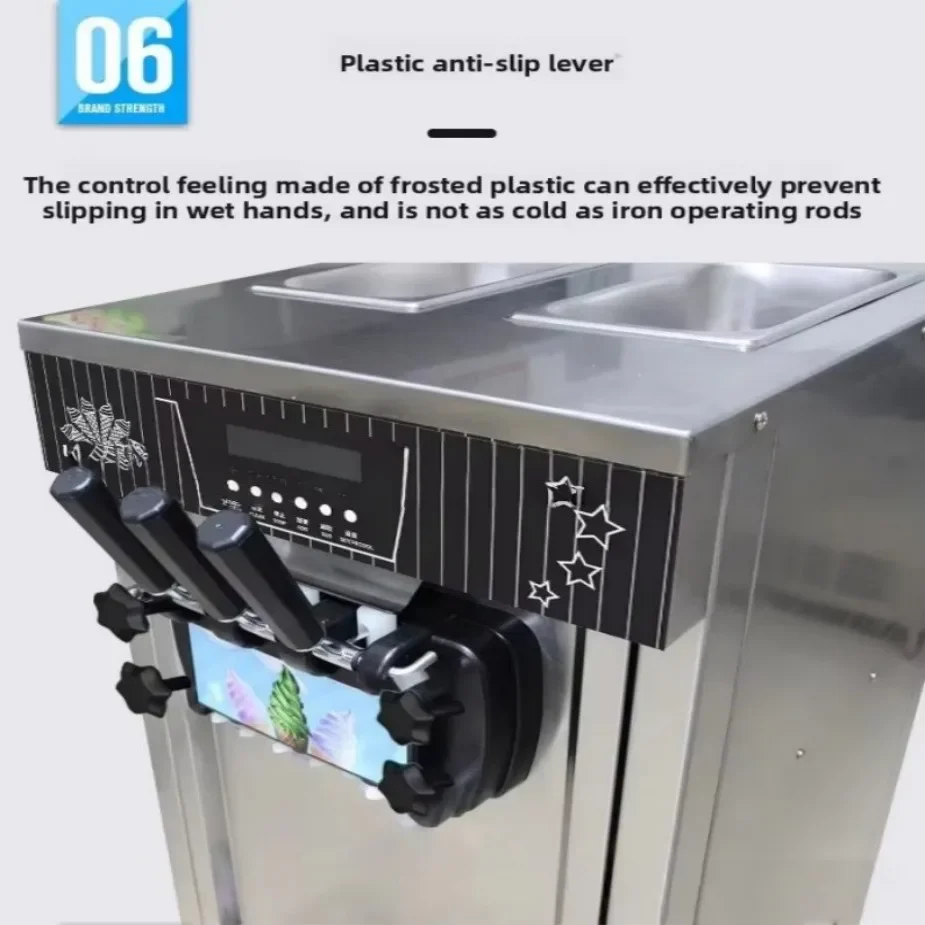 Spare Parts for Ice Cream Machine-Stainless Steel Commercial Use Compatible with Fruit Milk & Water
