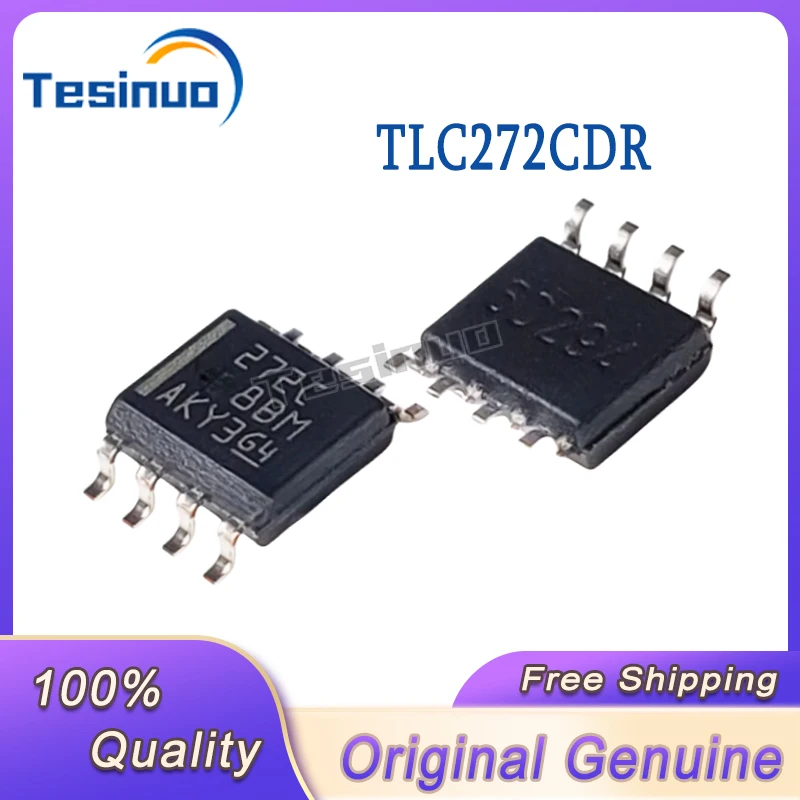 5/PCS New Original Patch TLC272CDR SOP-8 CMOS dual-way operational amplifier chip In Stock