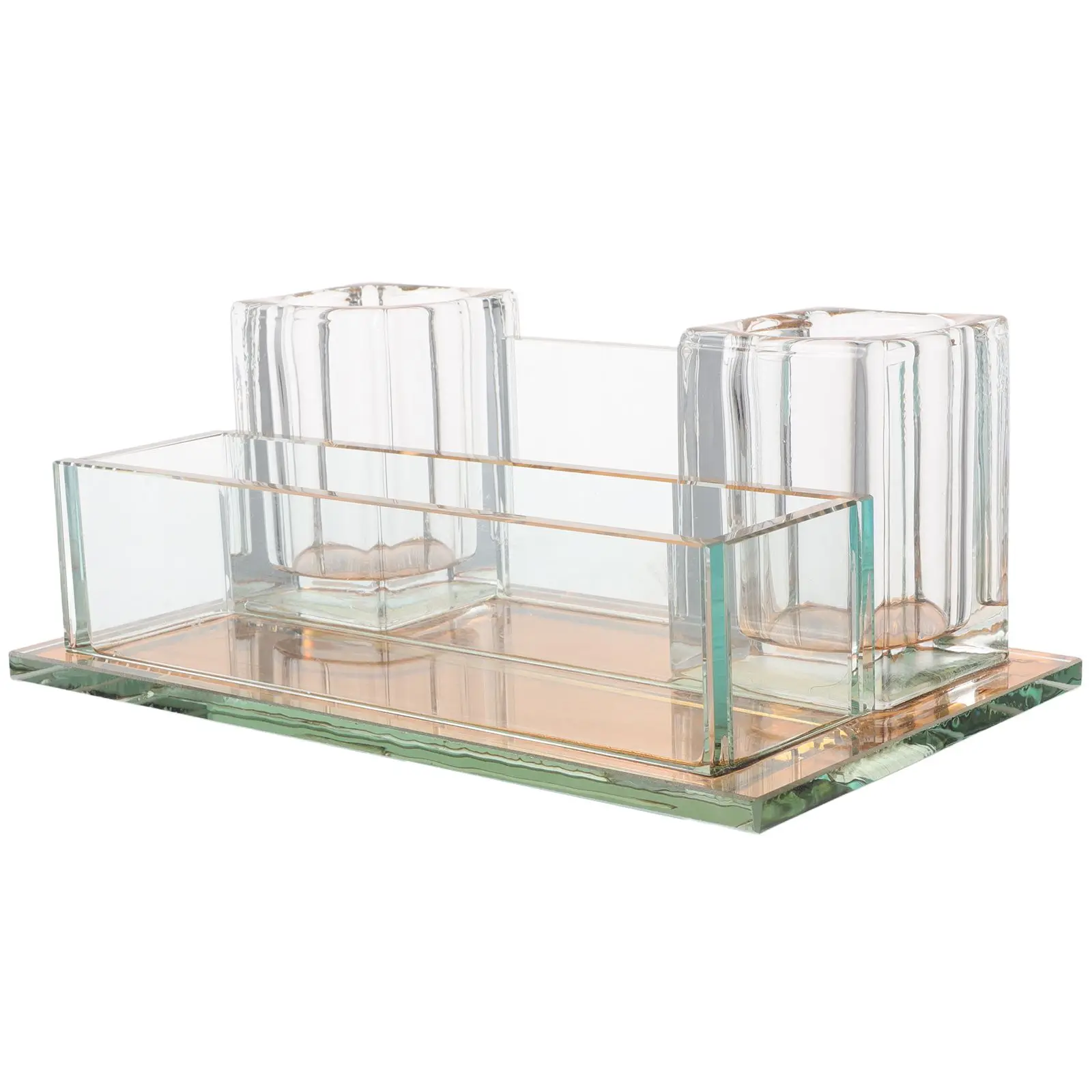 

Crystal Microphone Stand Tabletop Storage Rack Organizer Holder Universal Base Acrylic