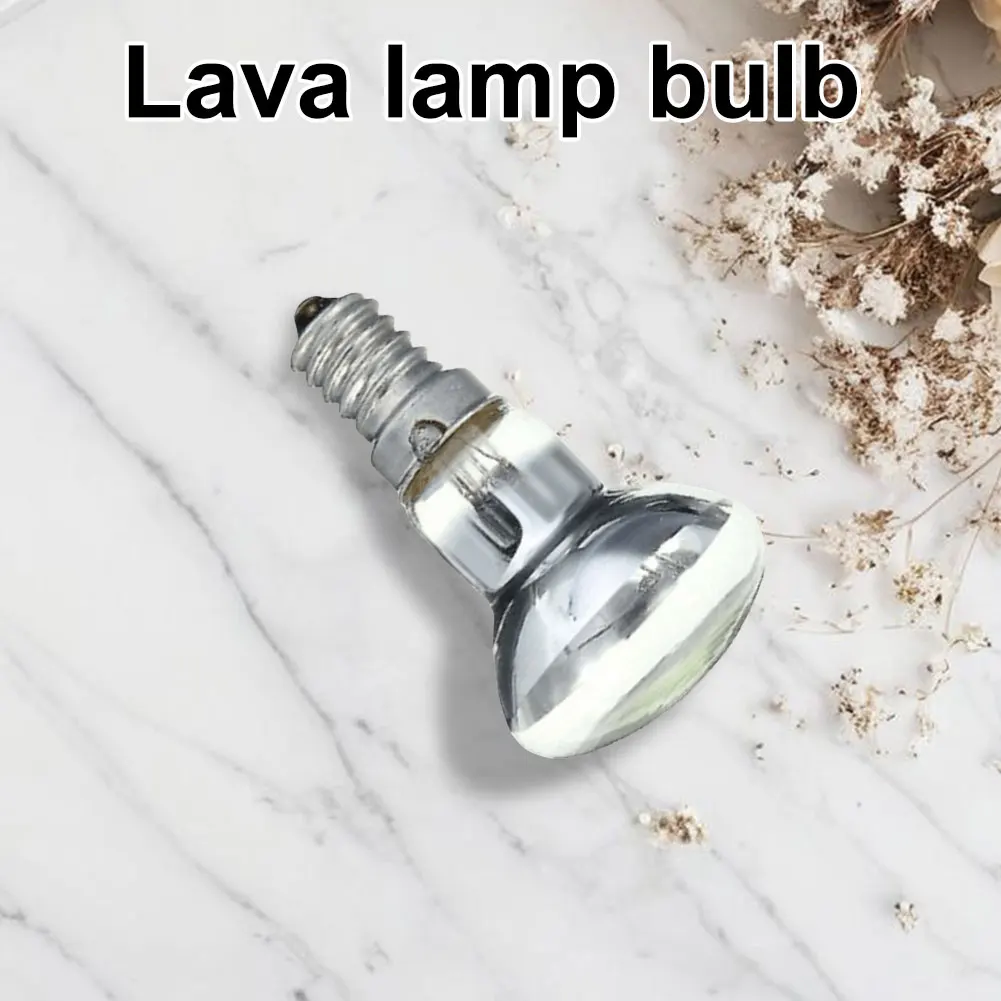 R39 E14 Lava Lamp Bulb Reflector Type Bulb Glitter Lamps Lava Lamp Light Bulb Replacement for Bedroom and Office