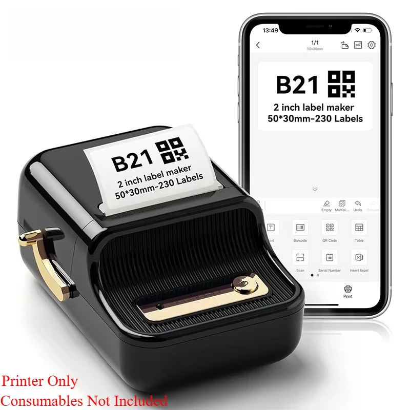 2-Inch Wireless Label Printer Portable Sticker Printer for Price Tags and Barcodes