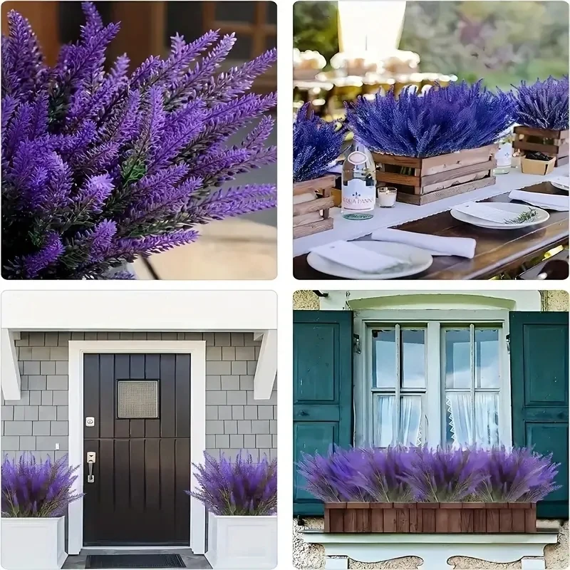 5Pcs Artificial Lavender Fake Flower Wedding Romantic Provence Decor Nordic  Style Vase Storage Home Decor Bouquetl - AliExpress 15