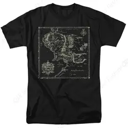 Lord of The Rings Map of Me Unisex Adult T-Shirt