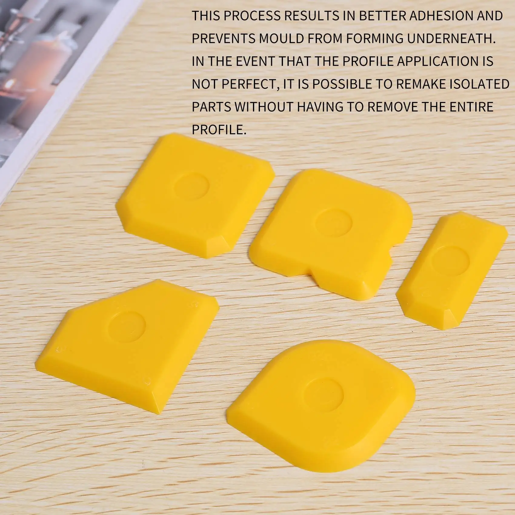 

5Pcs Scraper Tool Kit Grouting Set Smoothing Trowel Grout Remover Silicone Joint Joint Filler Smoothing Spatula HOT