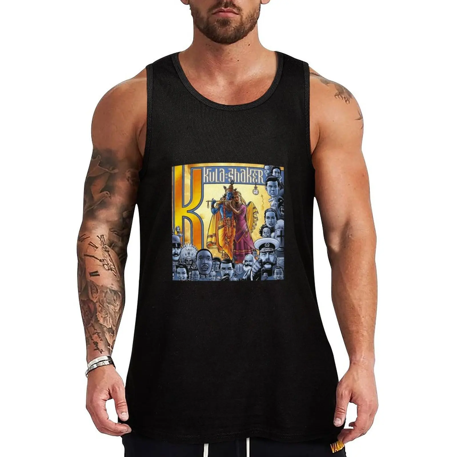 Camiseta sin mangas Kula Shaker, camiseta sin mangas informal para uso diario, holgada, sin mangas, suave