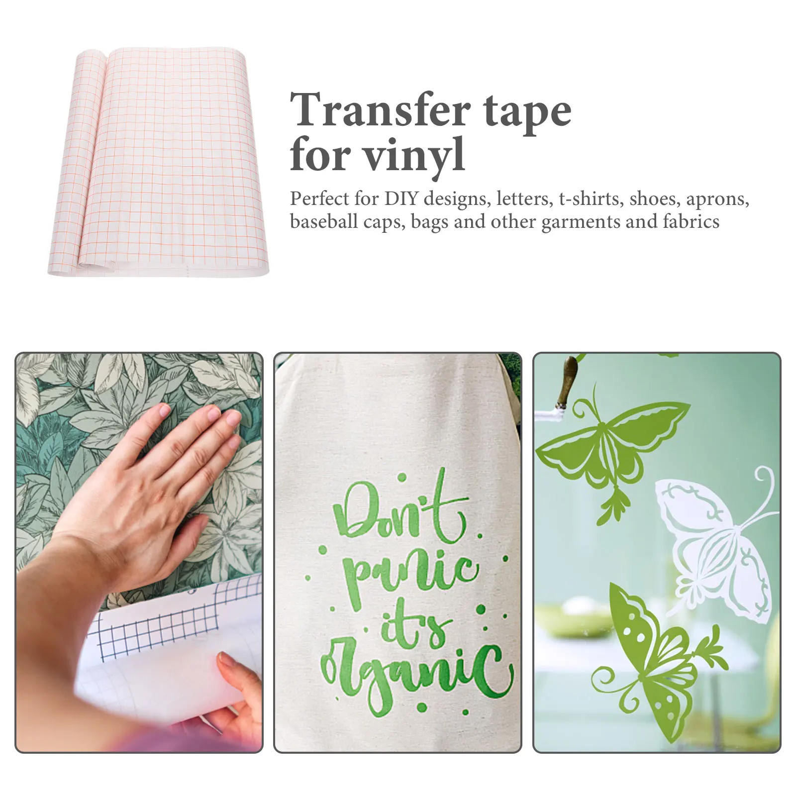 

PVC Positioning Membrane Vinyl Transfer Sticker Industrial Tape Paper for Grid Design Adhesive Film