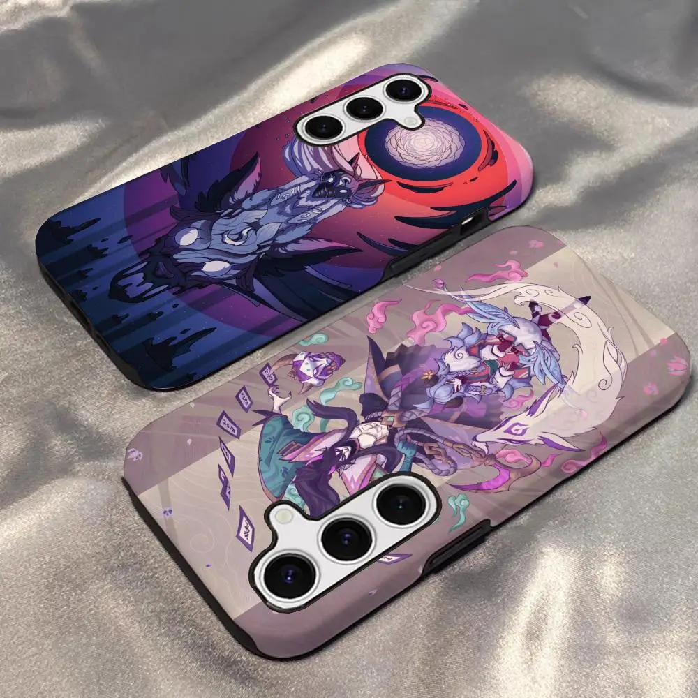 Kindred League Of Legends Phone Case For Samsung S25 S24 S23 S22 S21 Plus Ultra A56 A36 A26 A16 Glossy HD Hard PC Cover