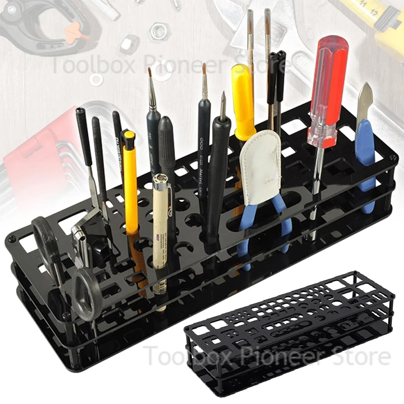 Screwdriver Storage Rack Holder Multifunctional Organizer RC Repair Tools Kit Desktop Stand for Hex Cross Screw Driver