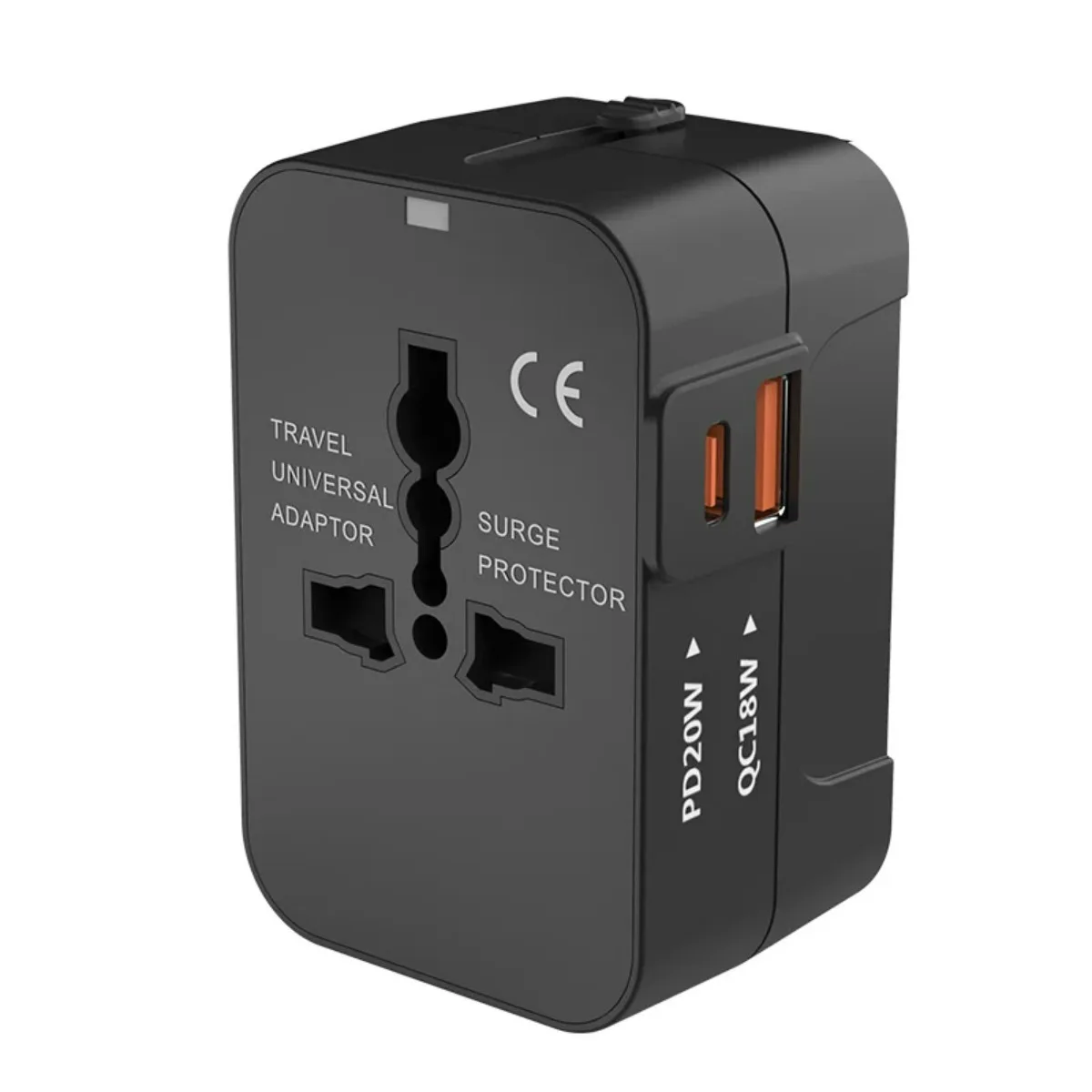 

Adaptateur Prise Universelle with USB&Type C,UK/US/FR/EU Plug,PD 20W Fast Charging,Multifunction Charger Outlet Converter Socket