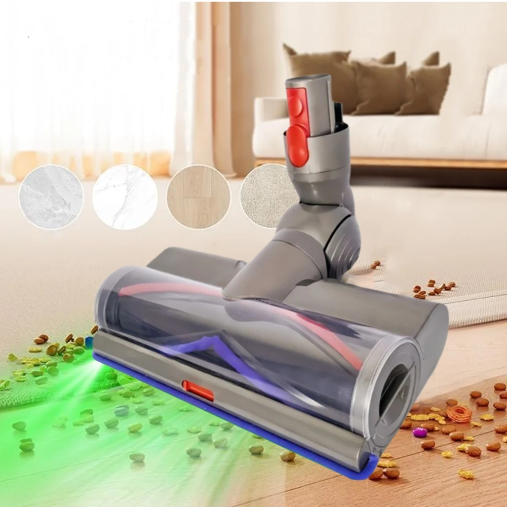 رأس فرشاة محرك مباشر ABUS متعدد الأسطح سريع التحرير لـ Dyson V7، V8، V10، V11، V15 - مثالي للسجاد والأرضيات الصلبة