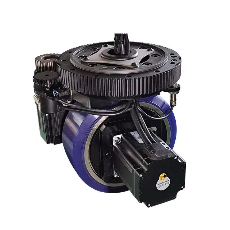 1000W Servo Drive Modular Steering System Optimized Traction Surface New Plug-and-Play AGV Upgrades Made Polyurethane