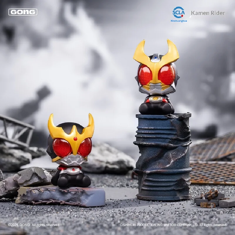 Hot Kamen Rider Blind Box Mini Chess-Style Figure Fridge Magnet Collectible Ornament Anime Toy Mystery Box Gift For Fans view 3