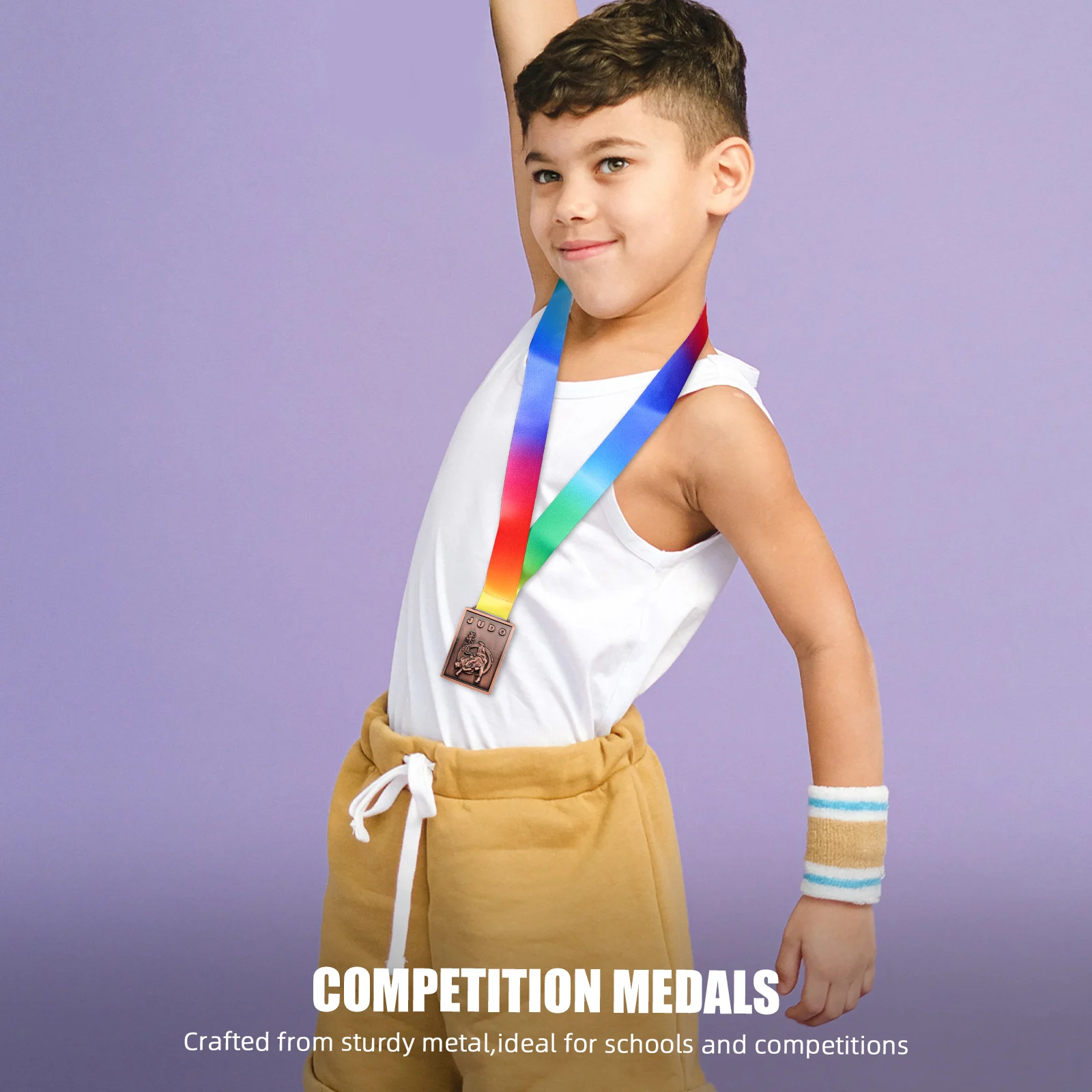 Judo Medaille Gold Award Medailles Herdenken Verjaardag Zinklegering Metaal Kind Feestartikelen