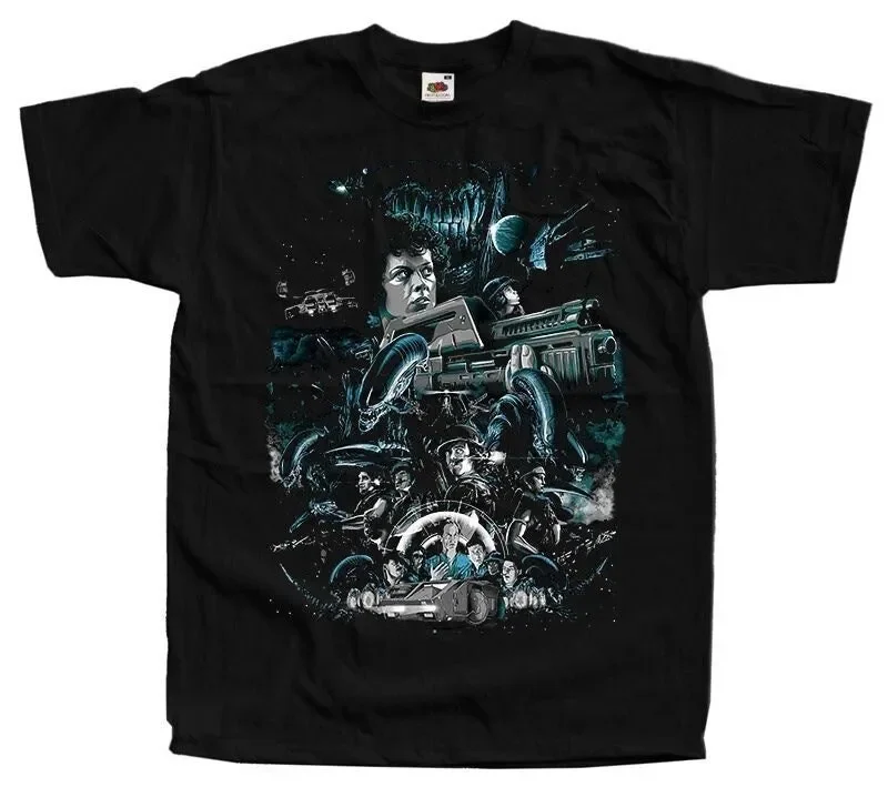 Alien V5 Poster Men T Shirt all sizes S 5XL
