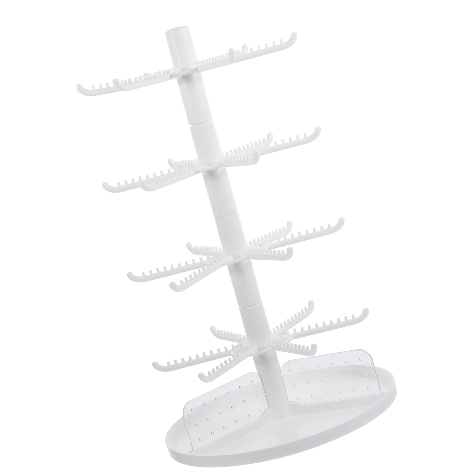 

Deluxe Desktop Jewelry Storage Stand Organizer Rack Holder For Necklaces Earrings Bracelets Sturdy Supplies