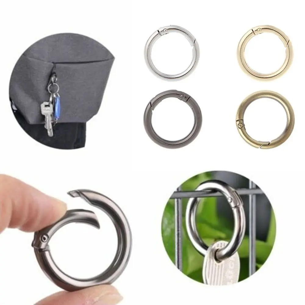 Durable DIY Bag Part Ring Handbag Purse Buckle Hook Spring Snap Keyring Hook