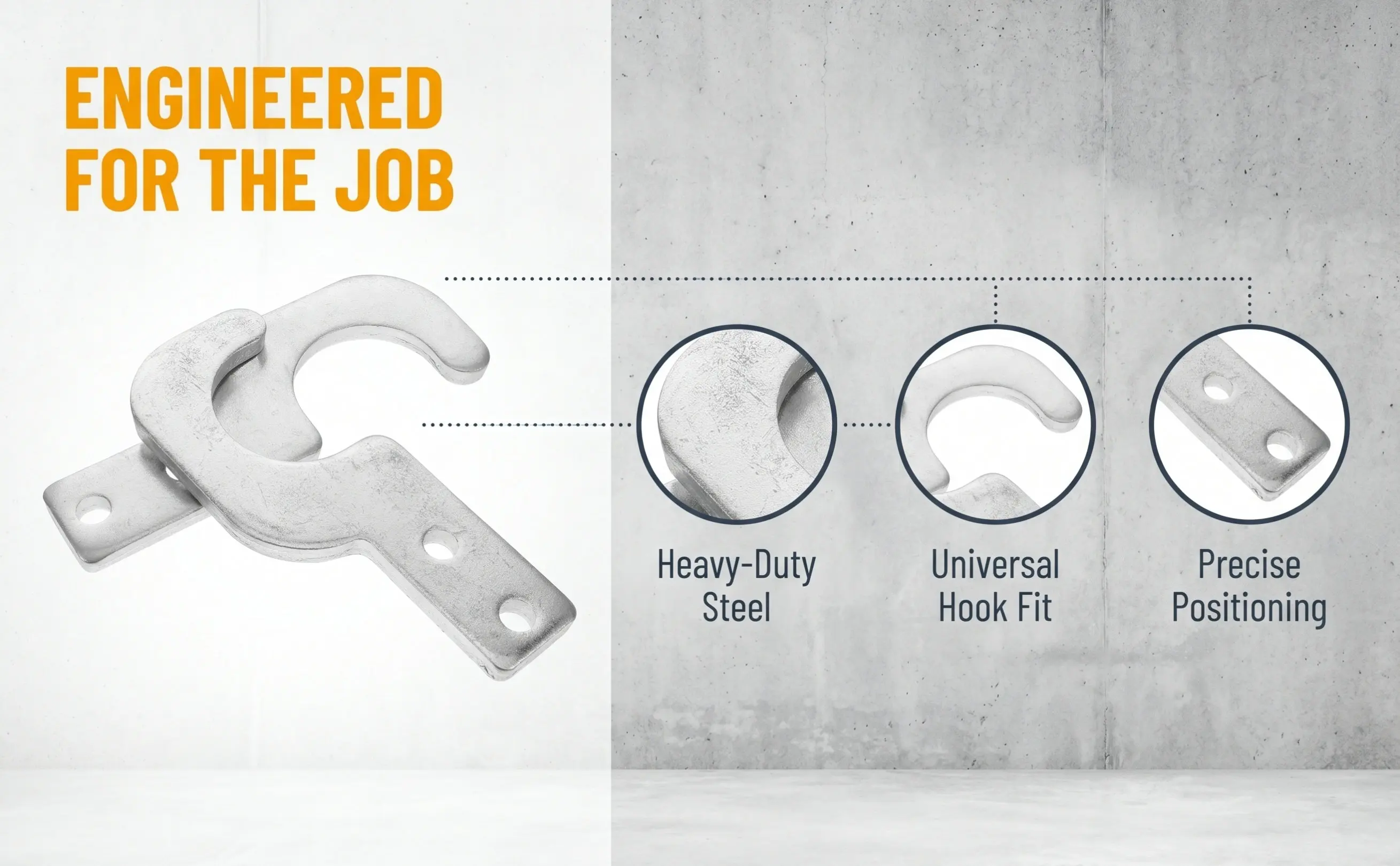 2Pcs Heavy Duty Scaffold Board Hooks Locking Mechanism for Stable Platform Support Scaffolding Accessories