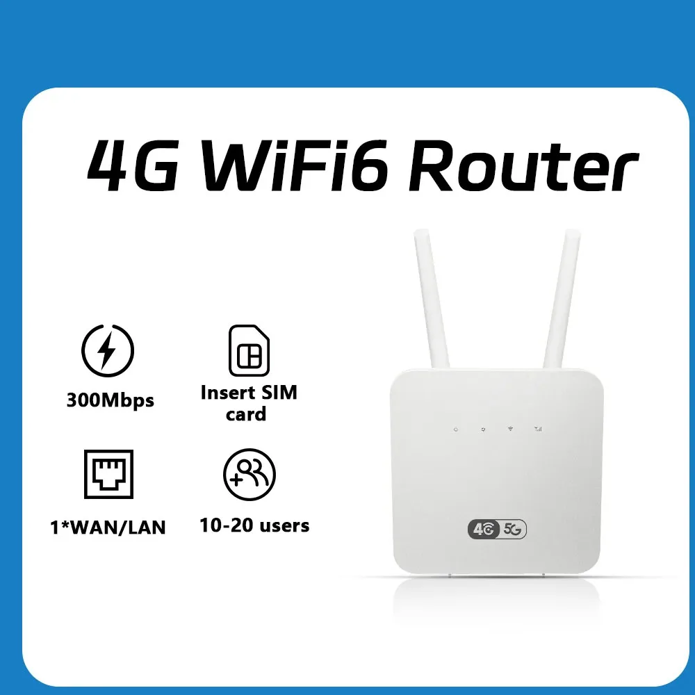 

CP116 4G CPE-роутер с гнездом для SIM-карты, беспроводной маршрутизатор Wi-Fi LTE с одним Ethernet-портом, точка доступа Wi-Fi для дома и офиса