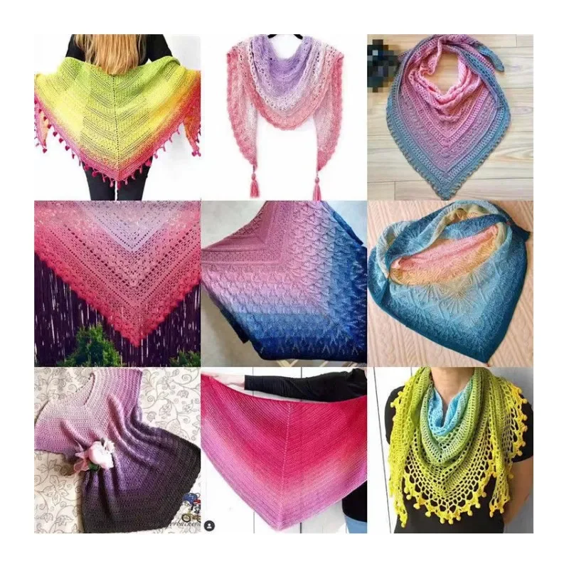 100% Merino Wool Pure Wool Yarn 250g Long Section Dyed Autumn Sweatershawl Diy Handmade Crochet Scarf Thread for Knitting