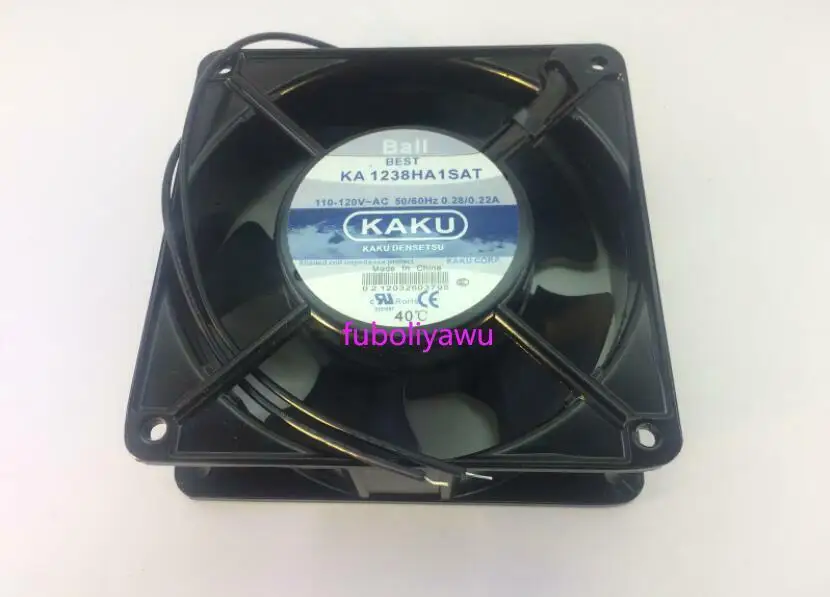 

For 1 PCS KAKU Fan ka1238ha1sat AC 110-120v 0.28/0.22a 12038 12cm f8