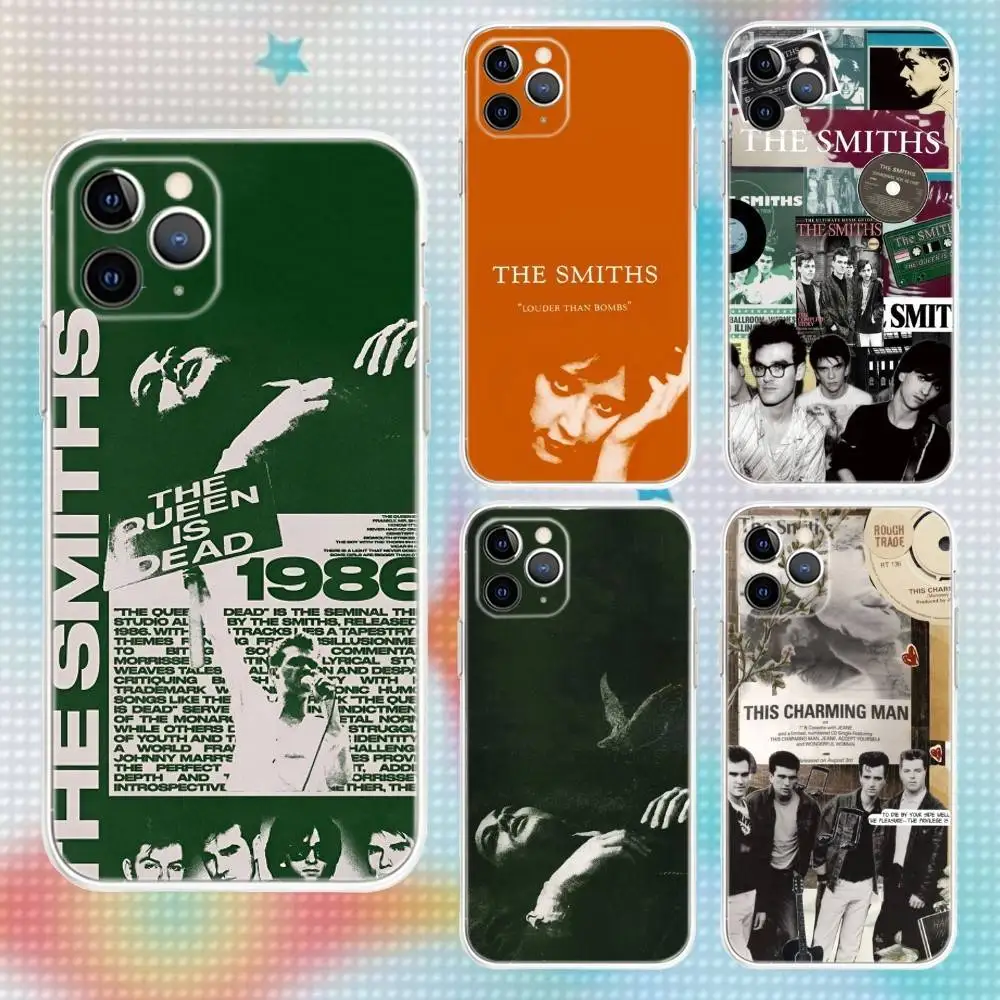 

The Smiths The Queen Is Dead cy Transparent Clear Soft Phone Case For iPhone 17,16,15,14,13,12,11,Air,X,XR,Pro,Max,Plus Cover