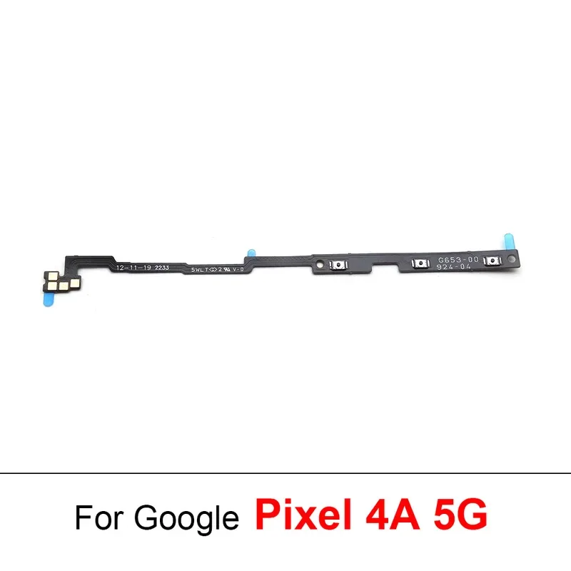 For Google Pixel 4A 5G GD1YQ G025I Power ON OFF Volume Side Button Switch Key Flex Cable Replacement