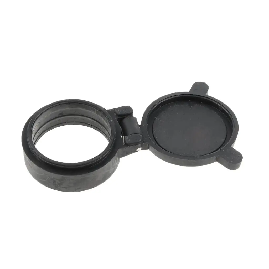 29mm Flip- Dustproof Flip Lens for Telescope PVC Plastic Black