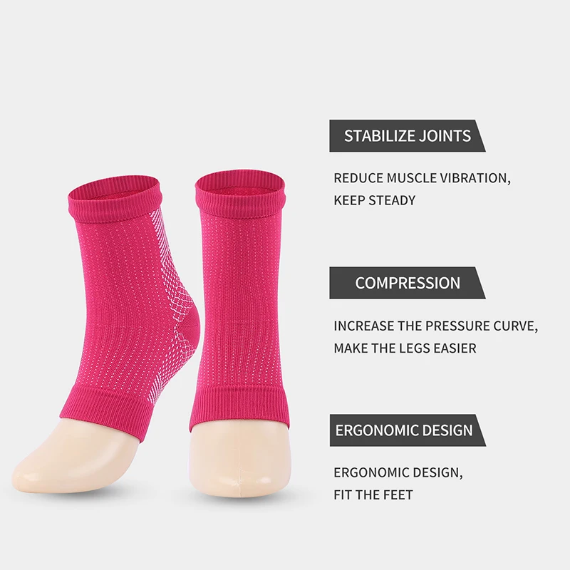 Chaussettes de neuropathie pour hommes et femmes, chaussettes de compression apaisantes pour la neuropathie, attelle de rinçage, fasciite plantaire, instituts de gonflement, 1 paire