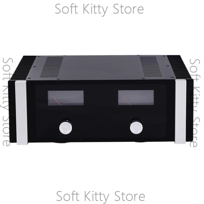 WA 177 Dual-Level Meter Head, All-Aluminum Radiators on Both Sides, McIntosh, Class A Rear-Stage Power Amplifier Chassis