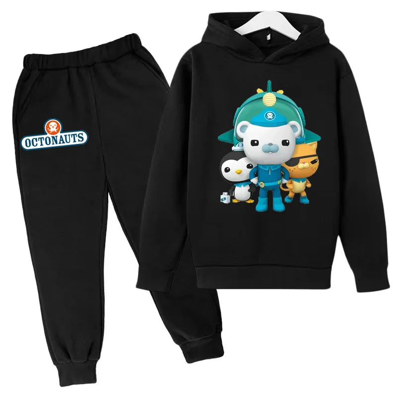 

Fall/Winter Sports Kids Hoodie Set Kids Top + Pants Casual Cute Cartoon Tracksuit for Boys and Girls Ages 3-13 Kids Gift