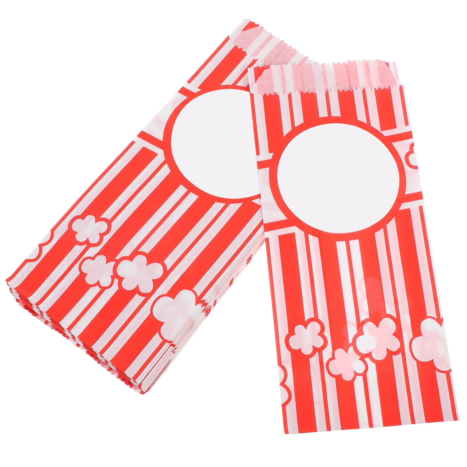 

30 Pcs Greaseproof Paper Bags Popcorn Snack Bags Oil Resistant Halloween Christmas Bulk Pack Single Serving Popcorn Treat Boxes