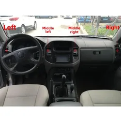 A/C Air Vent Outlet Air-conditioning Installation For Mitsubishi Pajero V73 V75 V77 For Montero Car Exhaust Vent Outlet 1-4pcs