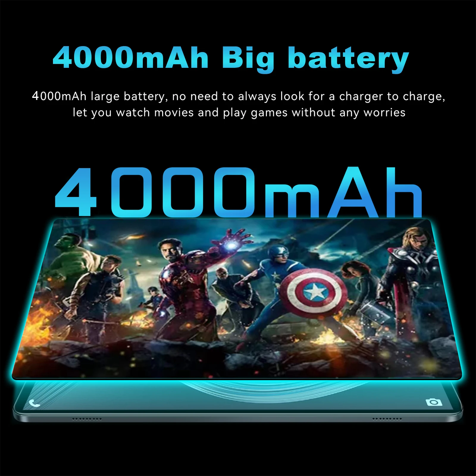 كمبيوتر لوحي JDL PB22 12S Pro.10.1 بوصة، 800*1280،4+64 جيجابايت، 5 ميجابكسل + 13 ميجابكسل، بطارية 4000 مللي أمبير، أندرويد 12، ثنائي الشريحة الاستعداد المزدوج