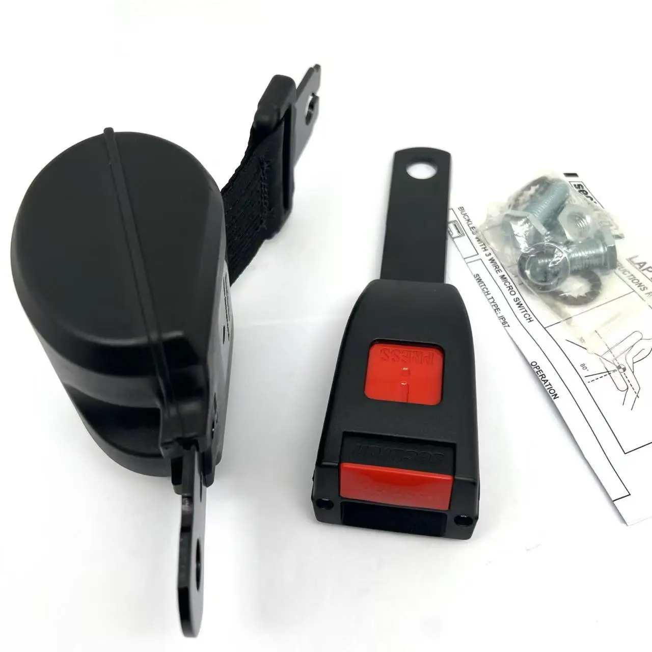 Safety Retractable Seat Belt Assembly Part No 580062078 YT580062078 Suitable for Yale Lift Truck Safety Accessories