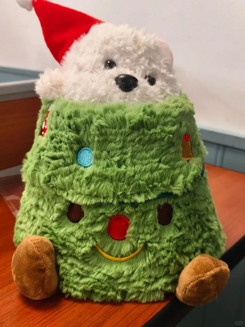 لعبة / دمية من القطيفة على شكل جرو شجرة عيد الميلاد Sionois متوفرة - هدية عيد ميلاد مثالية للفتيات، مثالية لعيد الميلاد #4