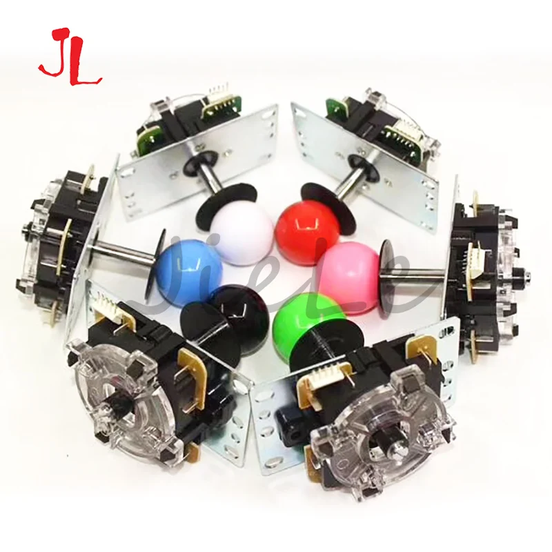 JLF-TP-8YT Japan Sanwa Joystick with Ball Top Handle, Arcade Joystick Part, 4 and 8 Way Adjustable, Original Brand New