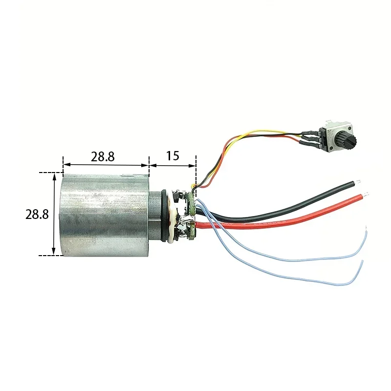 DC7.4V 2A 130,000RPM Brushless Motor DC 7.4 - 8.4V 220W Ultra-high Speed BLDC 3-Phase CNC Aluminum Alloy Impeller Ducted DIY Fan