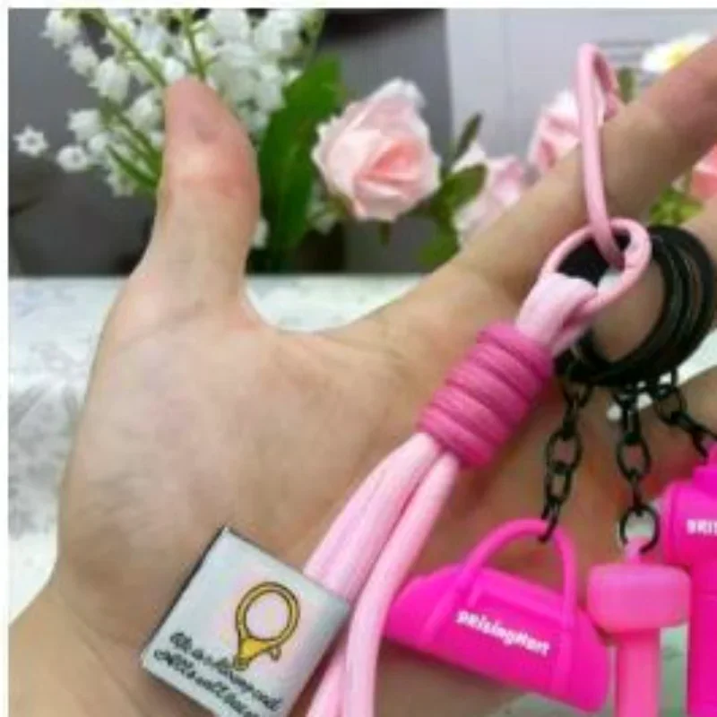 1Pc D Buckle Fitness Keychain Lightweight Anti-Scratch Key Holder for Gym Bags Water Bottles Great Gift for Workout Fans