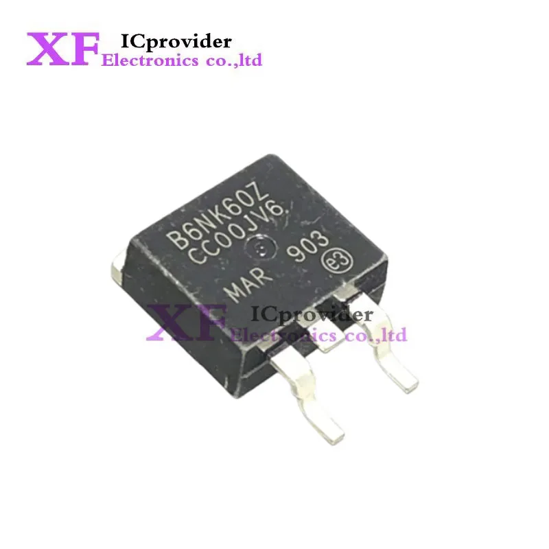 

5шт B6NK60Z STB6NK60Z 600В 6А