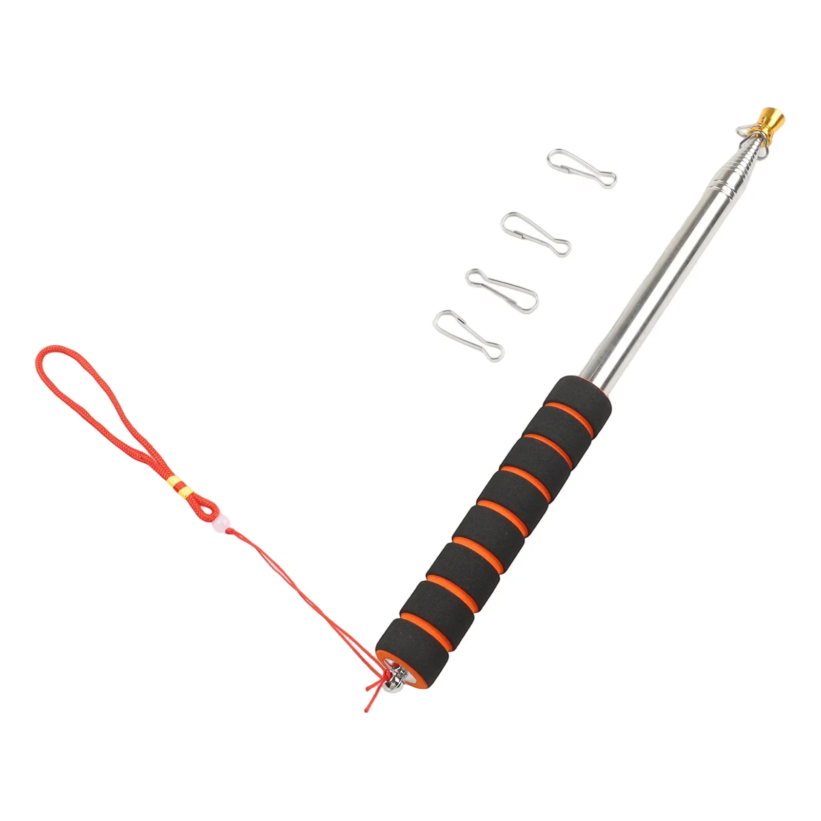 Compact Storage 3 Meters Flagpole Adjustable Flagpole Weather-resistant Easy To Carry Foldable For Storage Parades