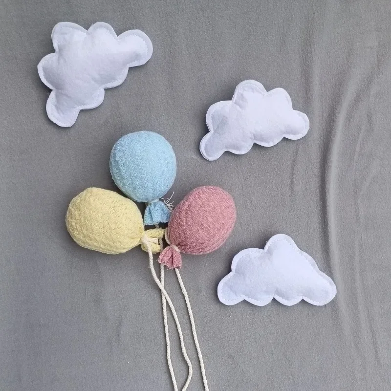 Newborn Baby Photography Props Hammock Balloon Cloud Pose Newborn Photography Swing Baby Photography Accessories