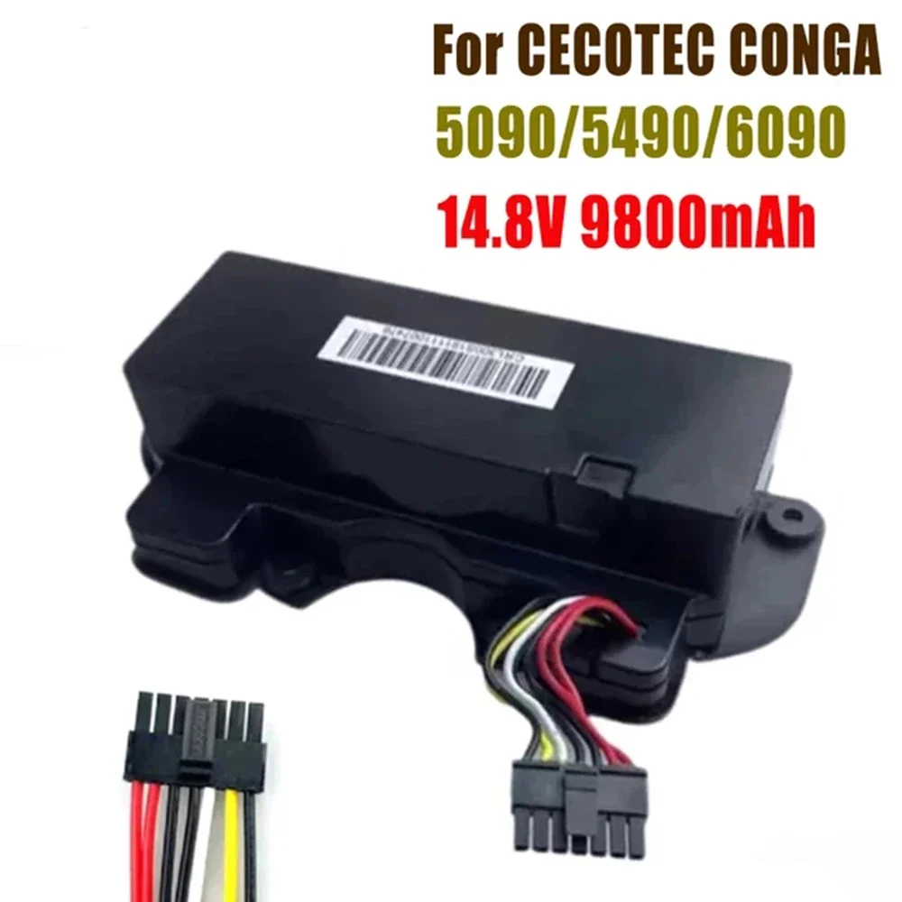 14.8V 9800mAh 100% New CECOTEC CONGA 5090 6090 5490 Mopping Robot Battery Pack Netease Intelligent Manufacturing NIT Model