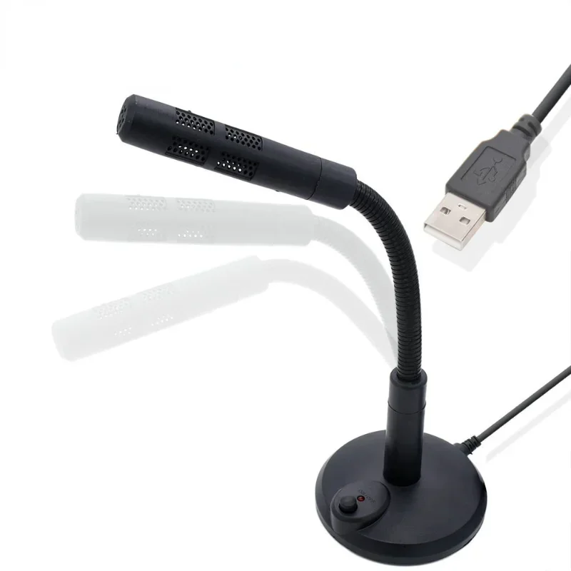 مع التبديل سطح المكتب USB ميكروفون شبكة الكمبيوتر QQ صوت YY ميكرفون تسجيل ميكروفون صغير بدون سائق للكمبيوتر