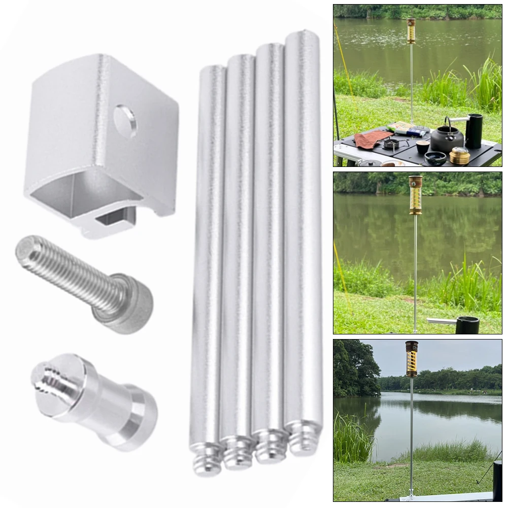 Aluminium Alloy Camping IGT Lamp Hanging Rack Detachable Lantern Stand Light Stand Holder for IGT Table Camping Accessories