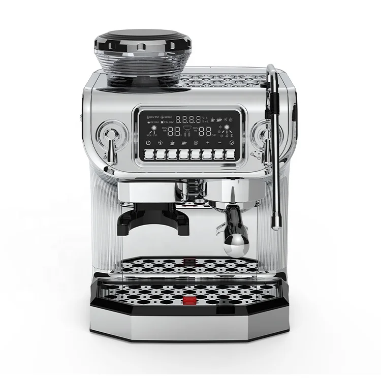 Household Super Automatic Coffee Machine Stainless Steel Commercial Latte Espresso Coffee Makers