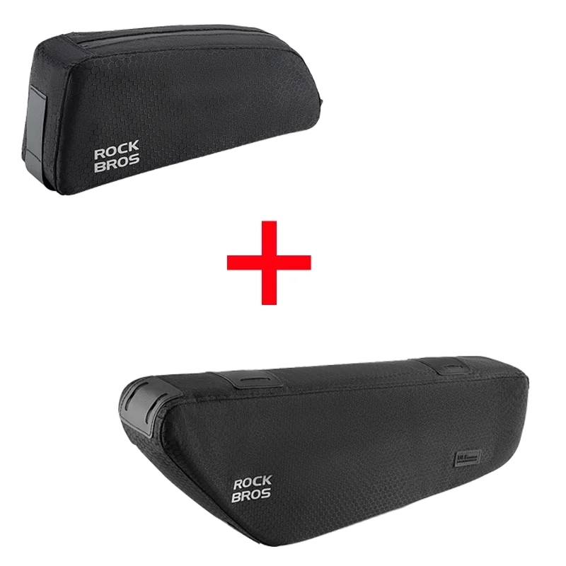 ROCKBROS Reflektierende Große Kapazität MTB Rennrad Gepäcktasche Verschleißfeste Fahrradtasche Regenfeste Oberrohr-Rahmentasche